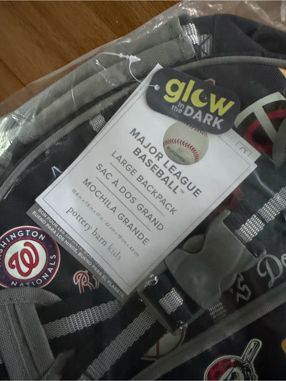 Pottery Barn Kids MLB Teams Mackenzie Backpack- Large - Picture 3 of 7